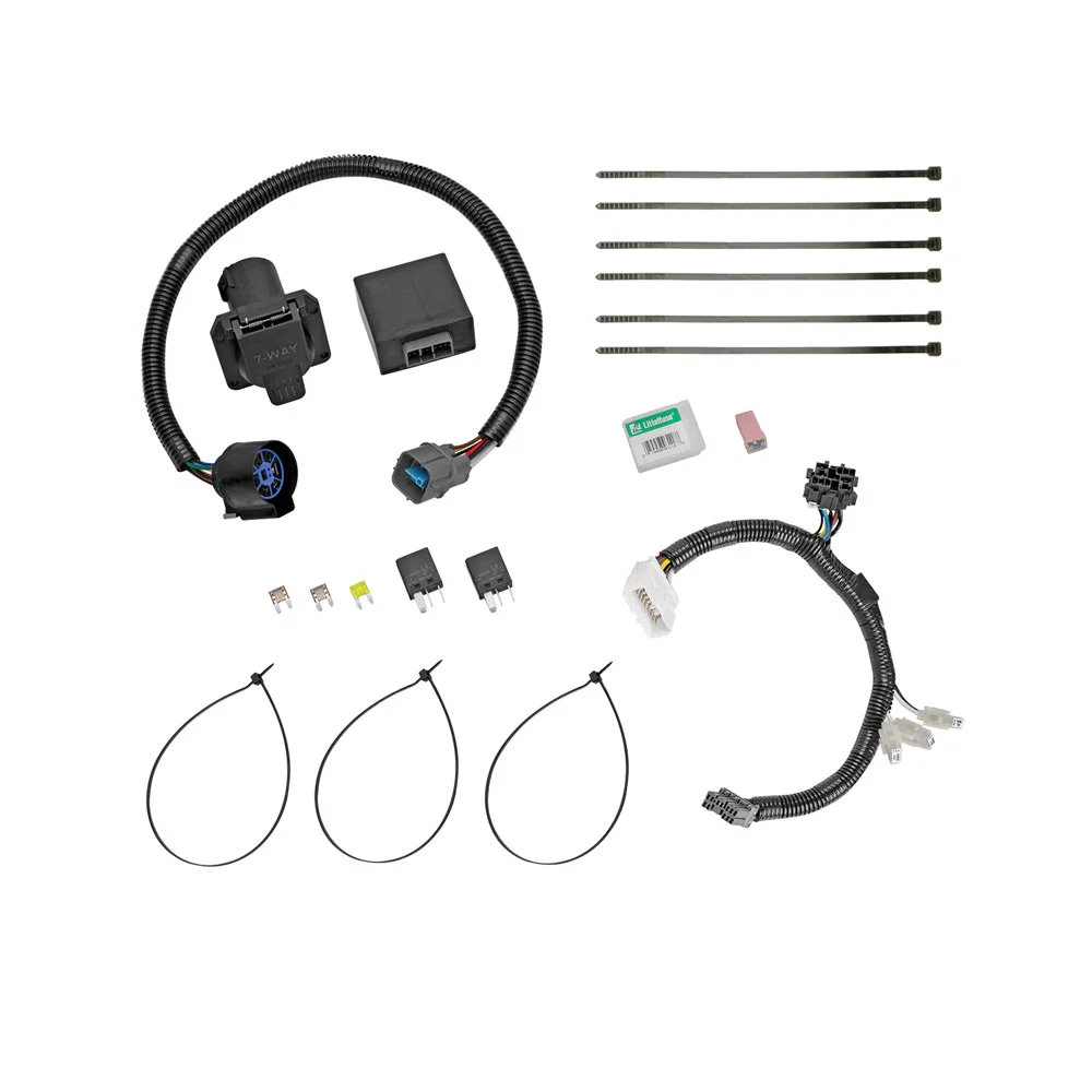 118265 – TEKONSHA Trailer Wiring Connector, 7-Way Replacement for OEM Wiring Harness with Circuit Protected ModuLite ...